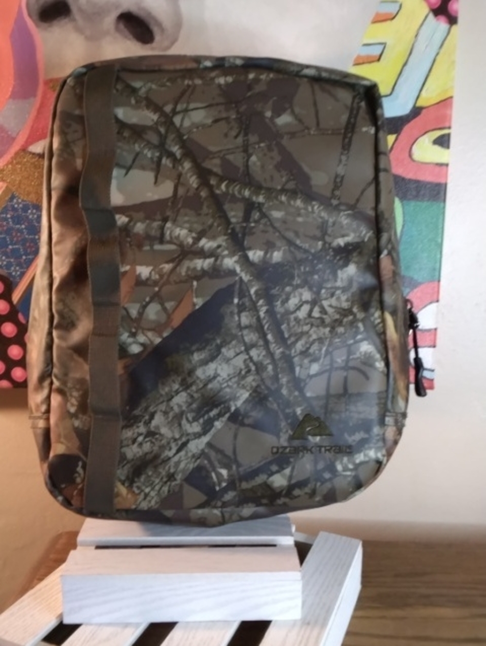 Ozark Trail Men's Camo Backpack - Green Brown Black